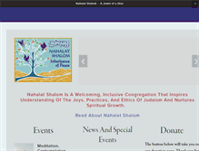 Tablet Screenshot of nahalatshalom.org